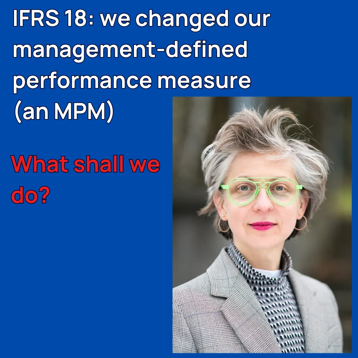 Change of management-defined performance measures (MPMs) in accordance with IFRS 18 Presentation and Disclosure in Financial Statements