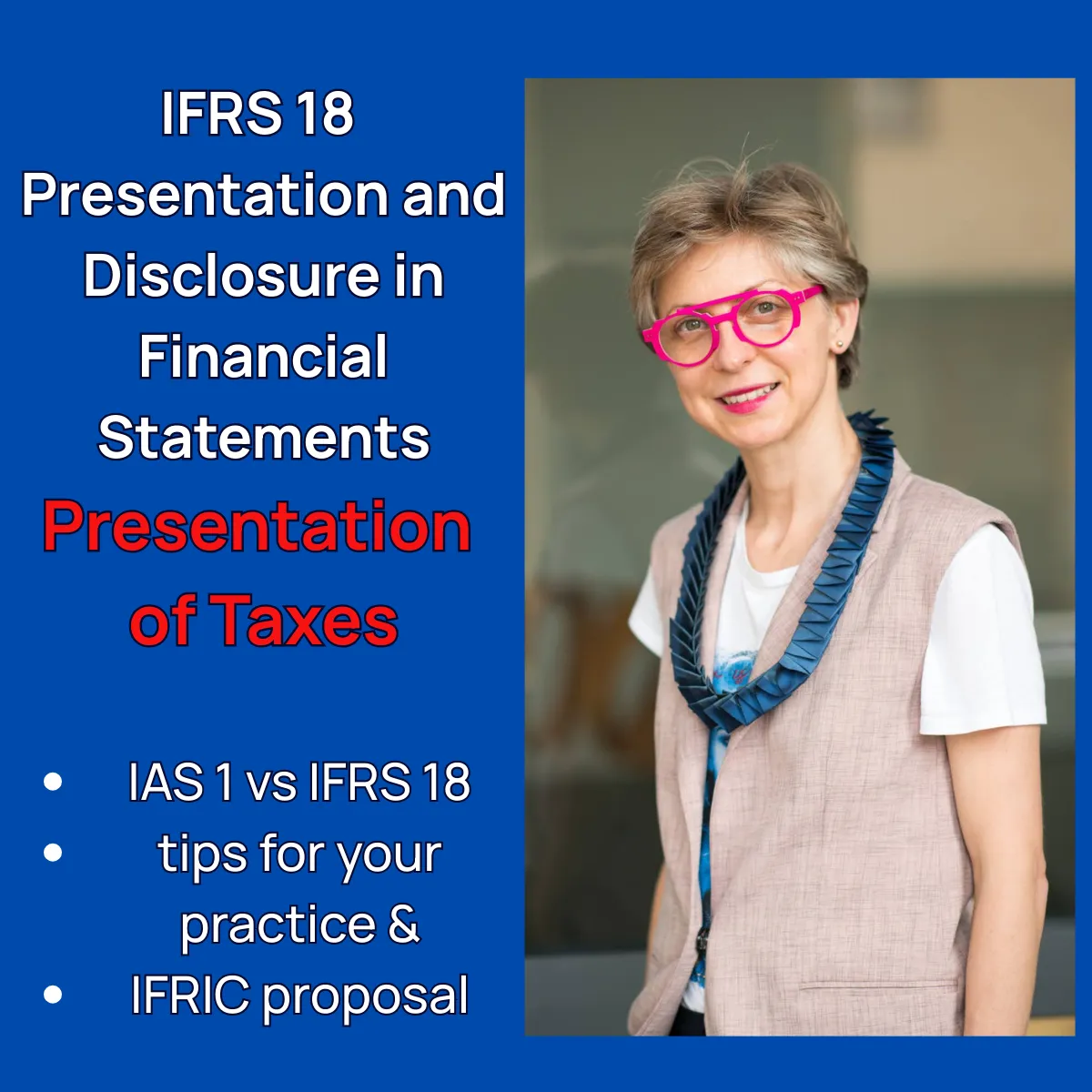 Presentation of taxes in accordance with IFRS 18